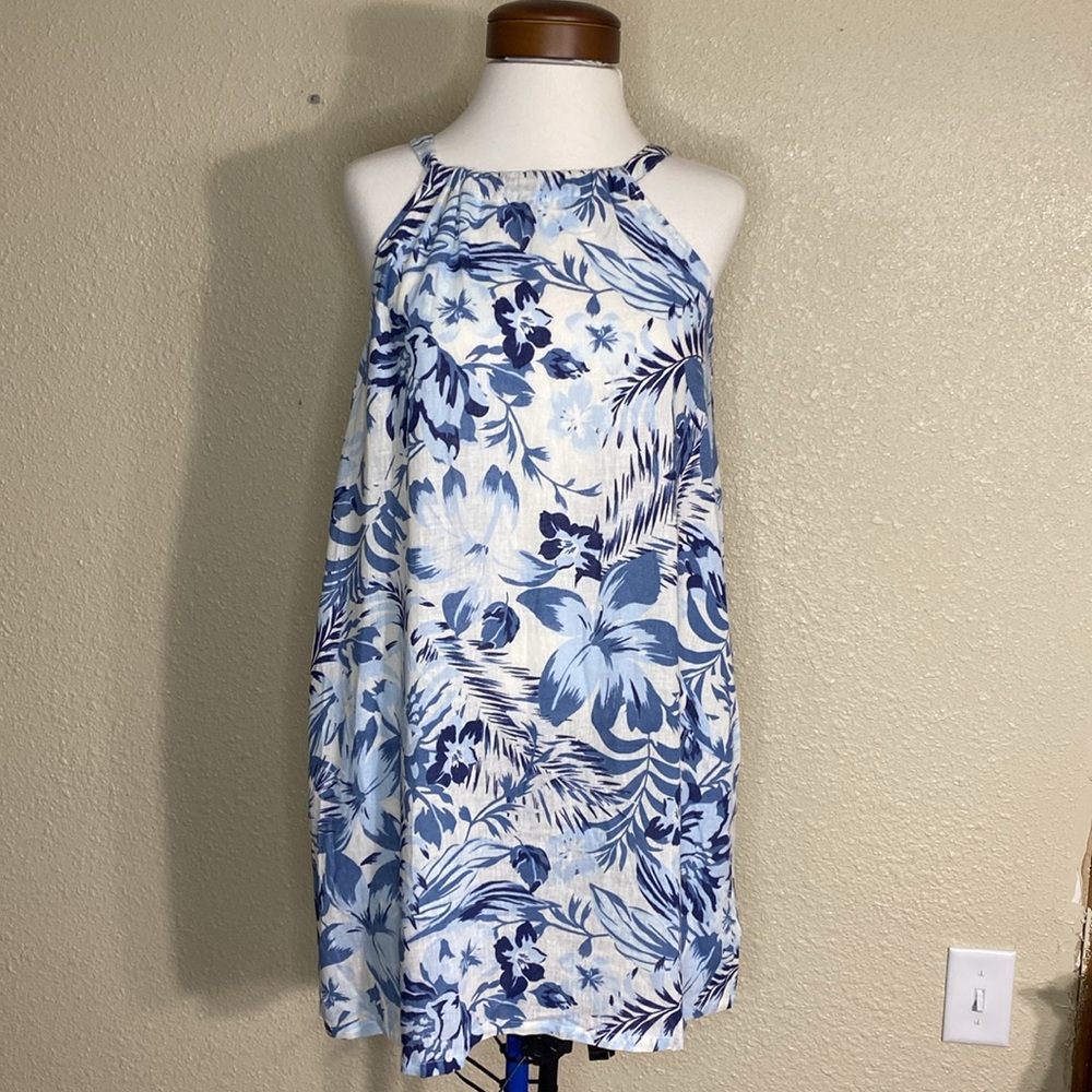 NWT C&C California Linen Blend Mini Dress Size S